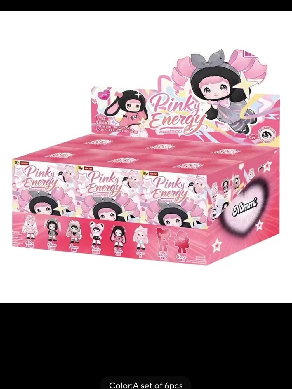 Pinky Energy Blind Box Plush Dolls - Pink